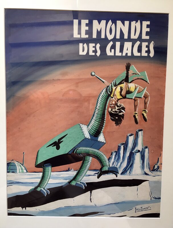 Yves Mondet, Le mondes des glaces - Original Illustration