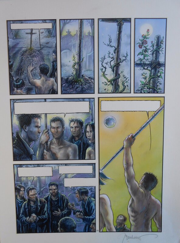 Bosschaert, Jan - Originele pagina in kleur - Jaguar 3 - 2003 - Planche originale