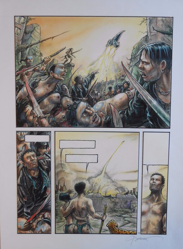 Jaguar T3 - 2003 par Jan Bosschaert, Jean Dufaux - Planche originale