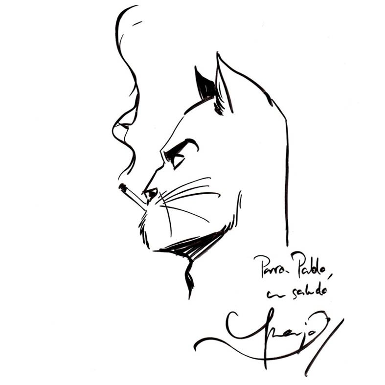 Guarnido: BLACKSAD - Sketch