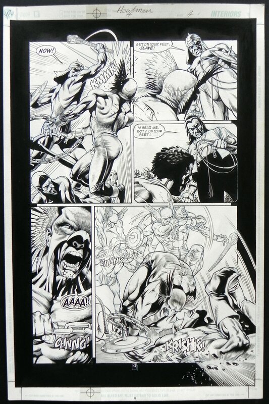 Hawkman #4p.4 par Rags Morales, Michael Bair - Planche originale