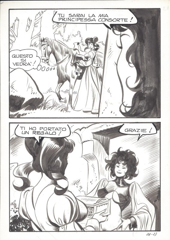 Biancaneve #24 p23 par Leone Frollo - Planche originale