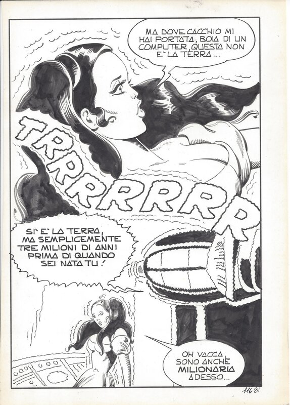 Maghella #116 P81 par Mario Janni - Planche originale