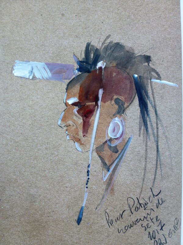 Iroquois by Patrick Prugne - Sketch