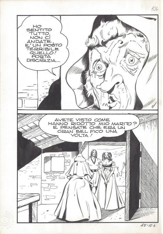 Maghella #45 P106 par Mario Janni - Planche originale