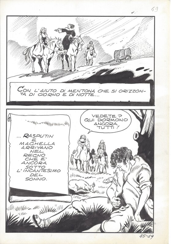 Maghella #45 P49 by Mario Janni - Comic Strip