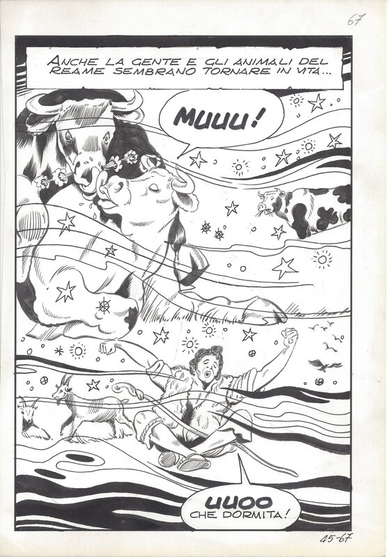 Maghella #45 P67 par Mario Janni - Planche originale