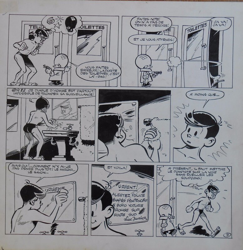 Luc JUNIOR par Greg, Sirius - Planche originale