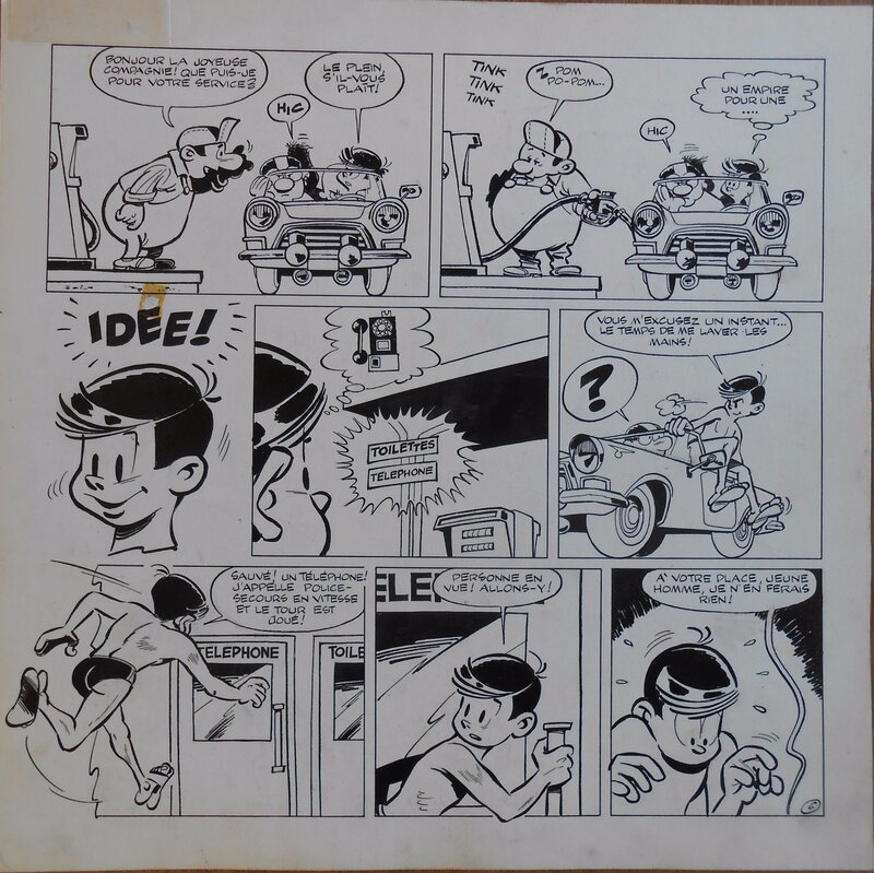 Luc JUNIOR par Greg, Sirius - Planche originale