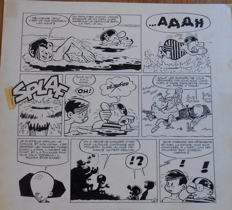 Luc Junior par Greg, Sirius - Planche originale