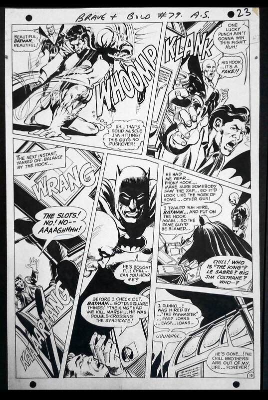 Neal Adams, Brave and Bold 79 page 19 - Planche originale