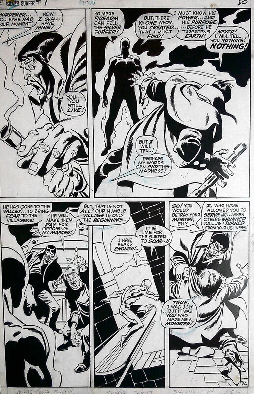 The SILVER SURFER by John Buscema - Comic Strip