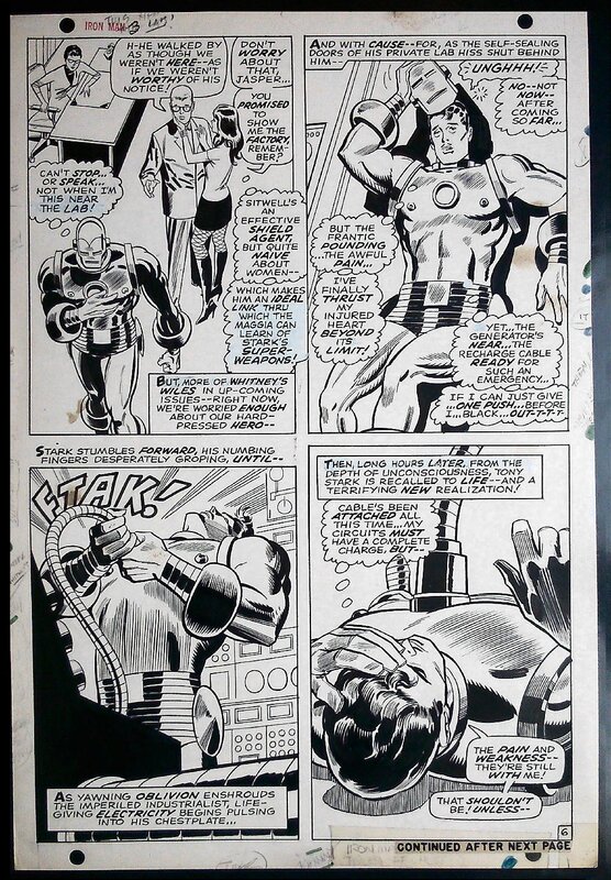 Iron MAN par Johnny Craig - Planche originale