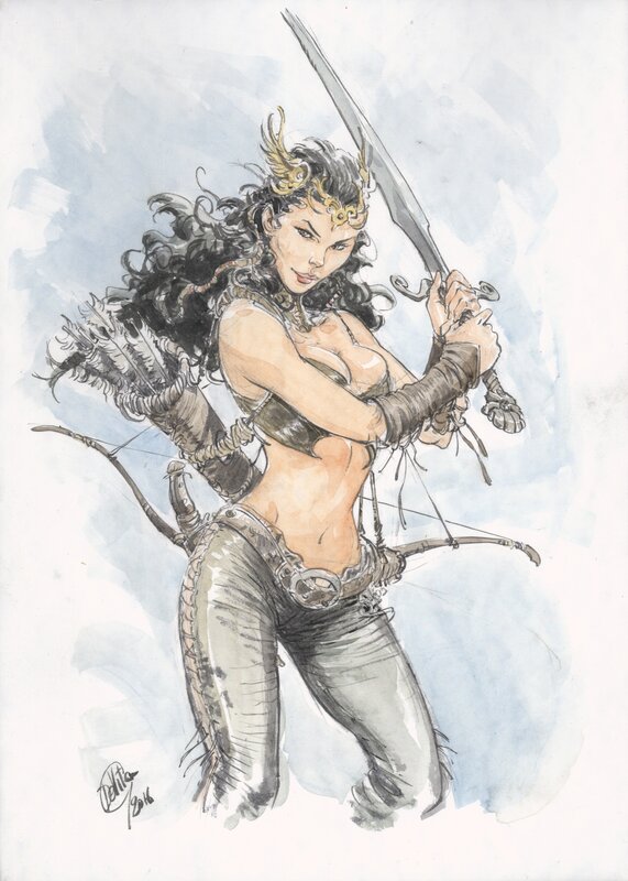 Kriss de Valnor by Giulio De Vita - Original Illustration