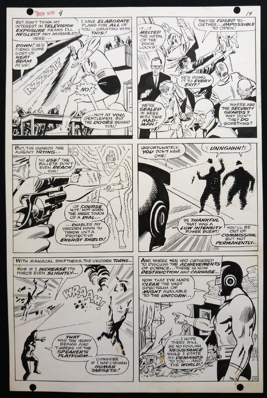 Iron MAN par Johnny Craig - Planche originale