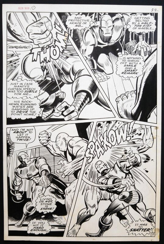 Iron MAN par George Tuska, Johnny Craig - Planche originale