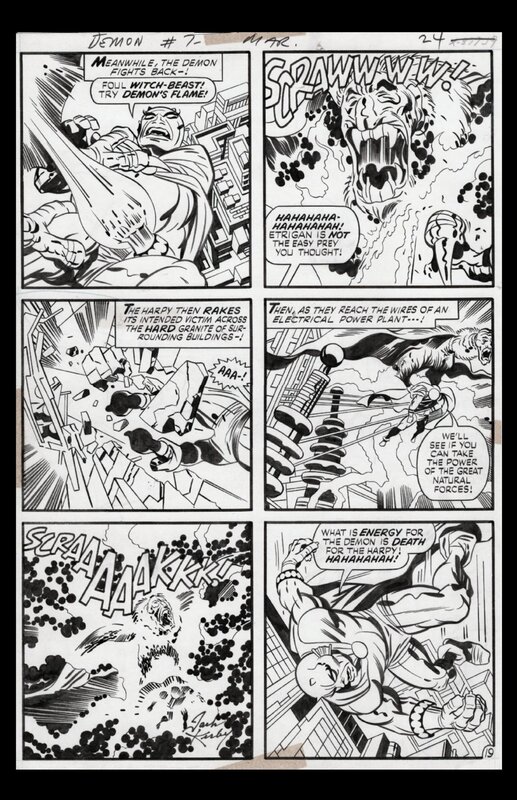The DEMON by Jack Kirby - Comic Strip