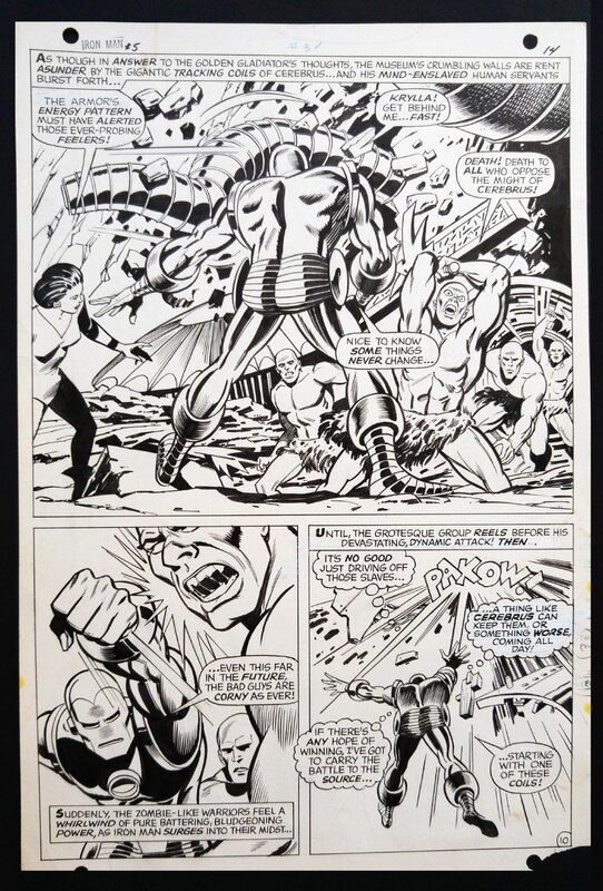 Iron MAN par Johnny Craig - Planche originale