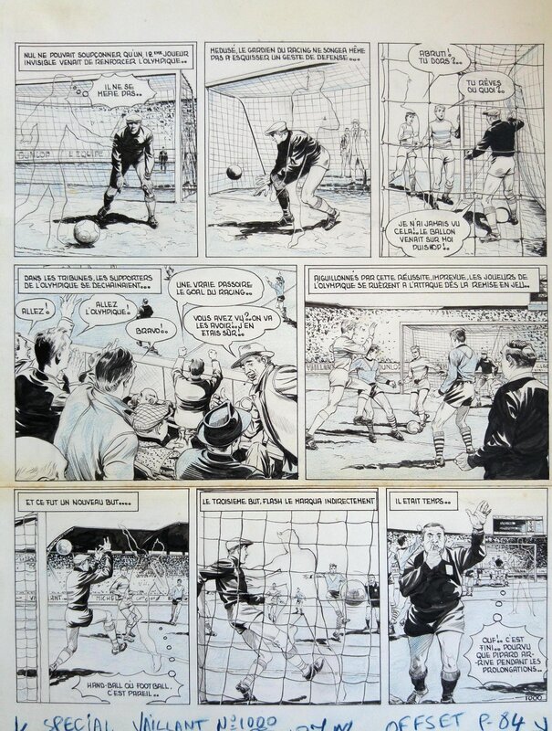 René Deynis, Flash L'Homme INVISIBLE - Comic Strip