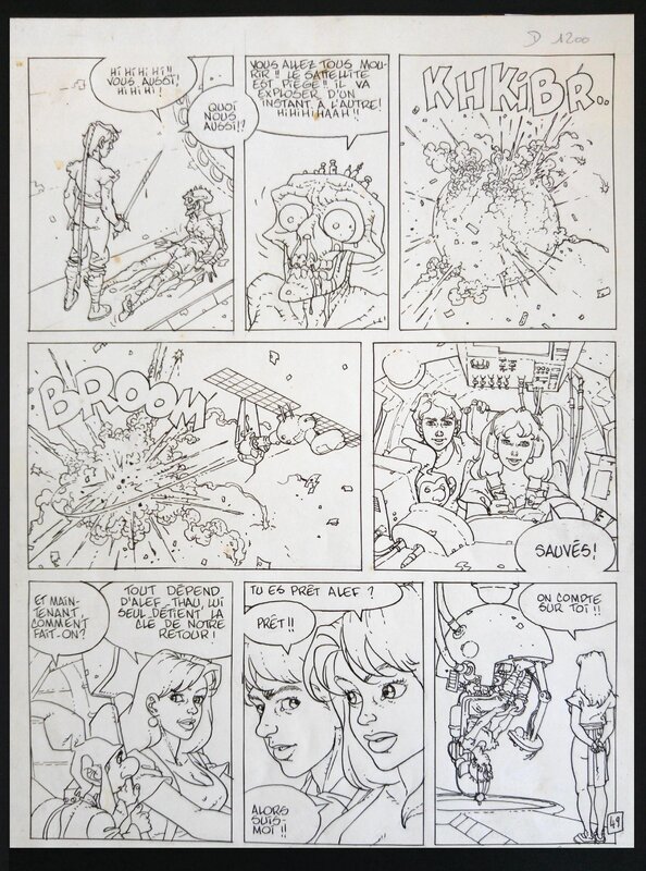 Dombre ARNO, Les Aventures d'Alef-Thau - Comic Strip
