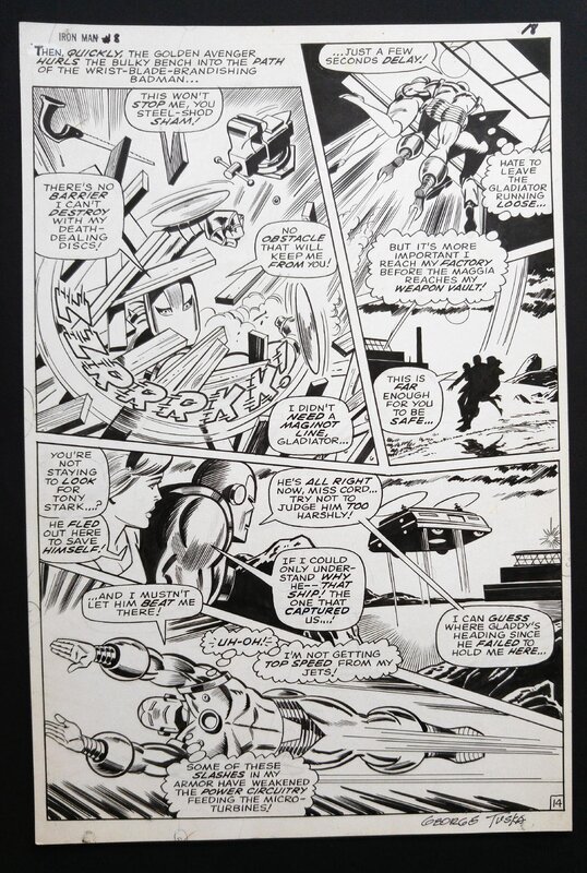 Iron MAN par George Tuska, Johnny Craig - Planche originale