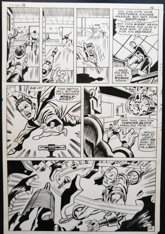 Iron MAN par George Tuska, Johnny Craig - Planche originale