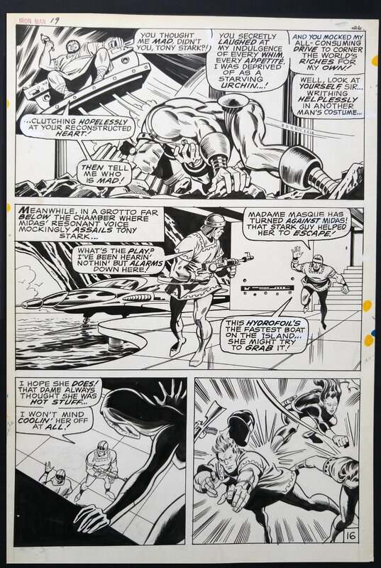 Iron MAN par George Tuska, Johnny Craig - Planche originale