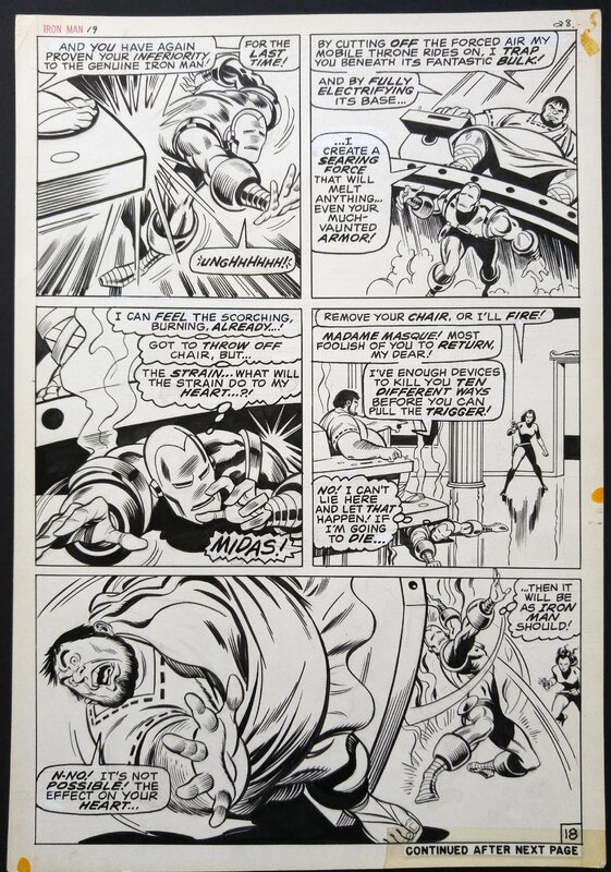 Iron MAN par George Tuska, Johnny Craig - Planche originale