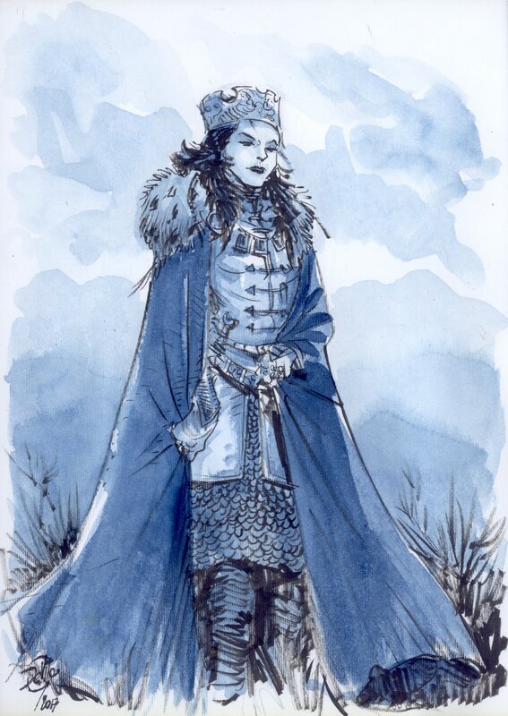 Reine Blue #963 par Giulio De Vita - Œuvre originale