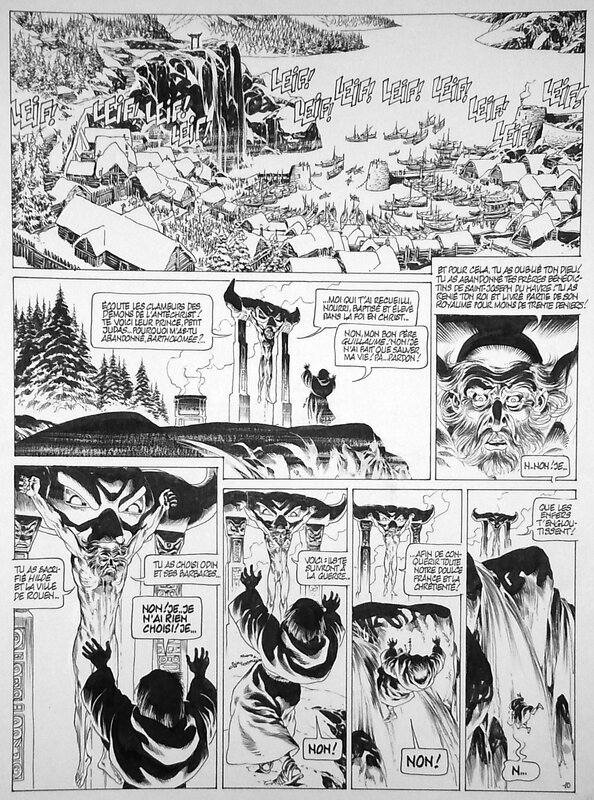 Jean-Yves Mitton, Les Chroniques Barbares - Comic Strip