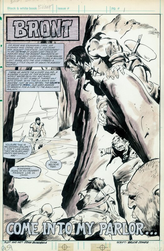 John Buscema, Savage Sword of Conan # 81 page 54 - Original Illustration