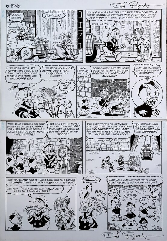 Don Rosa, A Letter from Home, p6 - Planche originale