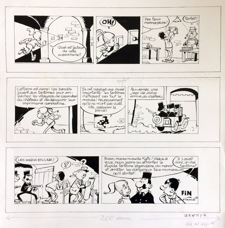 Planche de Francis - Comic Strip