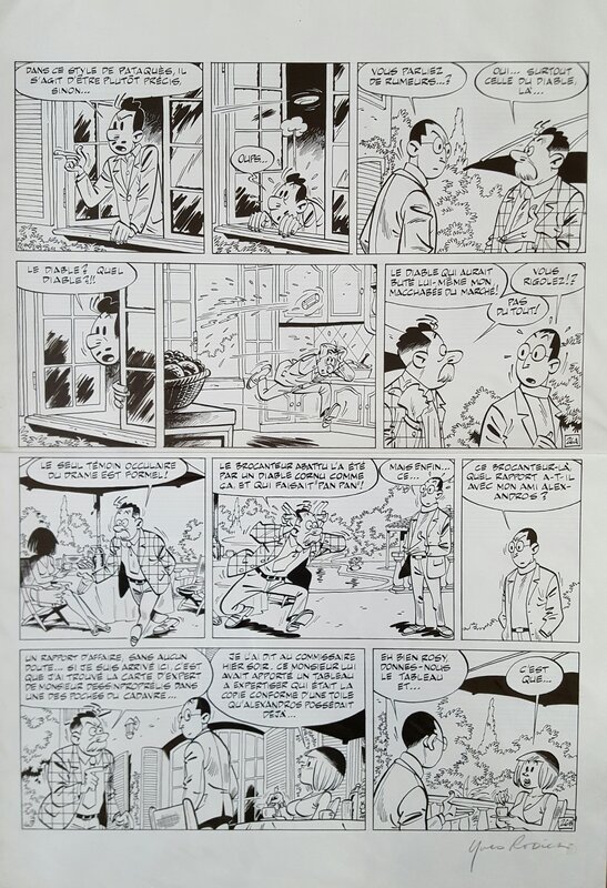 Yves Rodier, François Corteggiani, Planche originale 26 - Simon nian - Comic Strip
