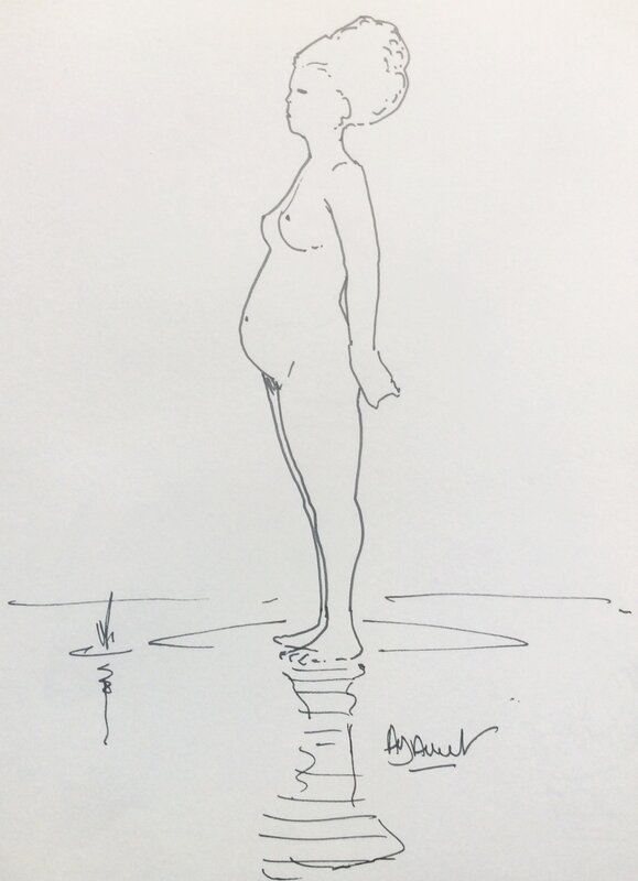 Femme by Philippe Adamov - Sketch