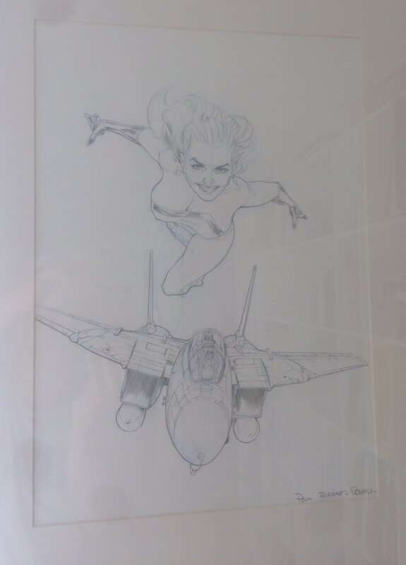Romain Hugault, Planche originale dédicacée - Sketch