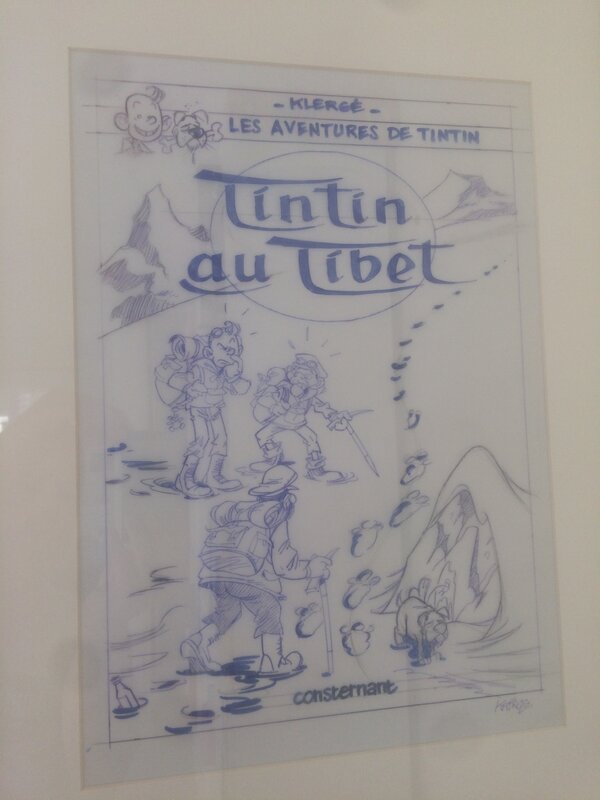 Jean-Marc Krings, Original couverture Tintin au Tibet - Couverture originale
