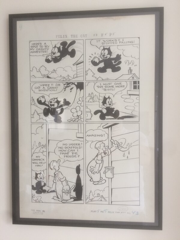 Otto Messmer, Original Felix Le Chat - Comic Strip