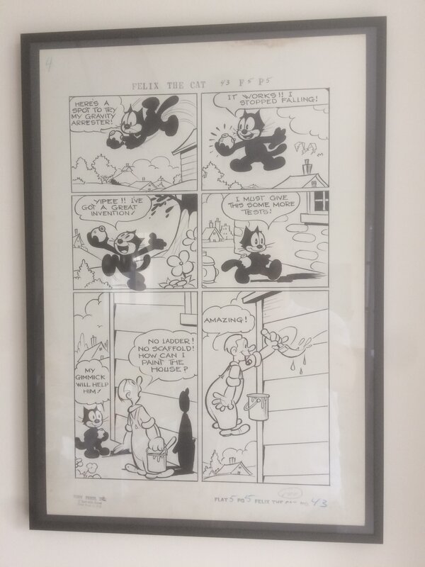 Otto Messmer, Original Felix Le Chat - Planche originale