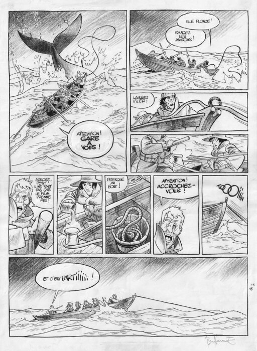 Esteban par Matthieu Bonhomme - Planche originale