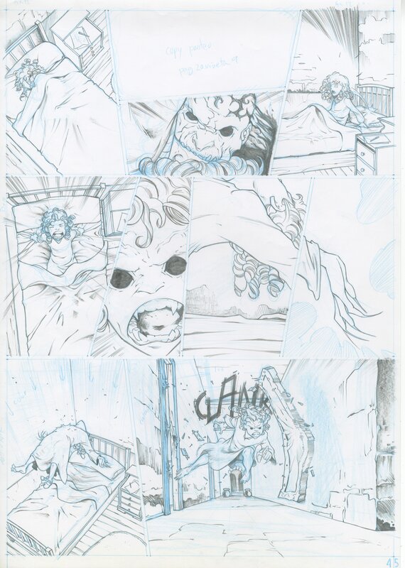 Tirso, Le Manoir des murmures t.1 - Planche originale