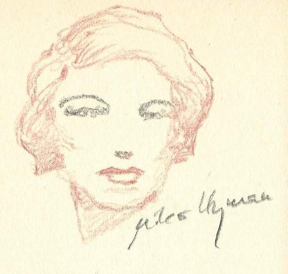 Dédicace de Miles HYMAN - Sketch