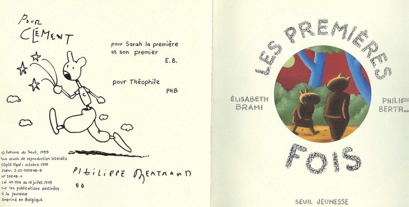 LES PREMIERES FOIS by Philippe Bertrand - Sketch