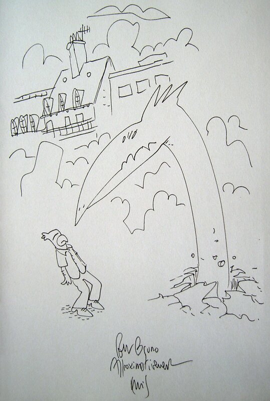 Dédicace de Lewis Trondheim - Approximativement - Sketch