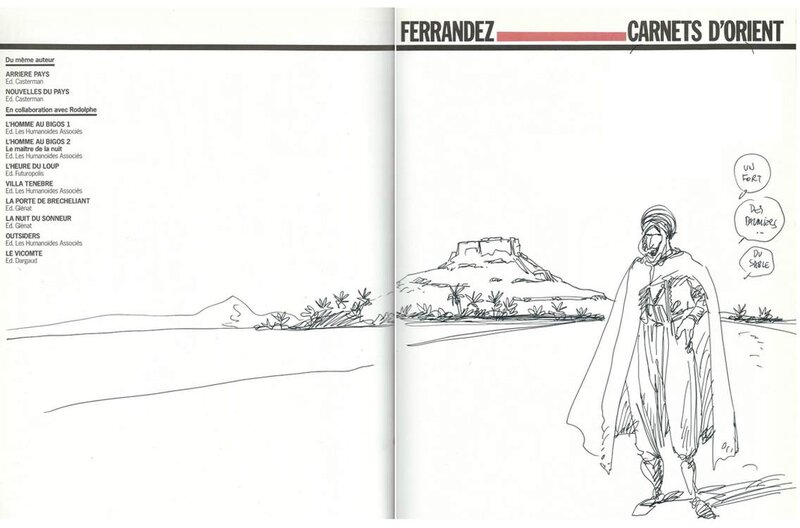 Carnets D'ORIENT by Jacques Ferrandez - Sketch