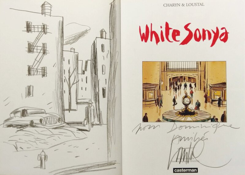 WHITE SONYA by Loustal - Sketch