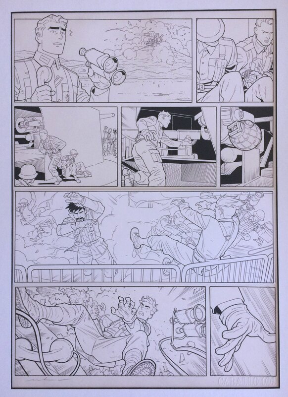 Marcial Toledano, José Manuel Robledo Tiedra, Ww 2.2. T2 - Opération Felix - planche 40 - Comic Strip