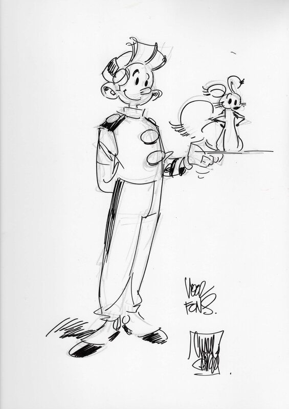 Charel Cambré, Charel Cambre Spirou - Sketch