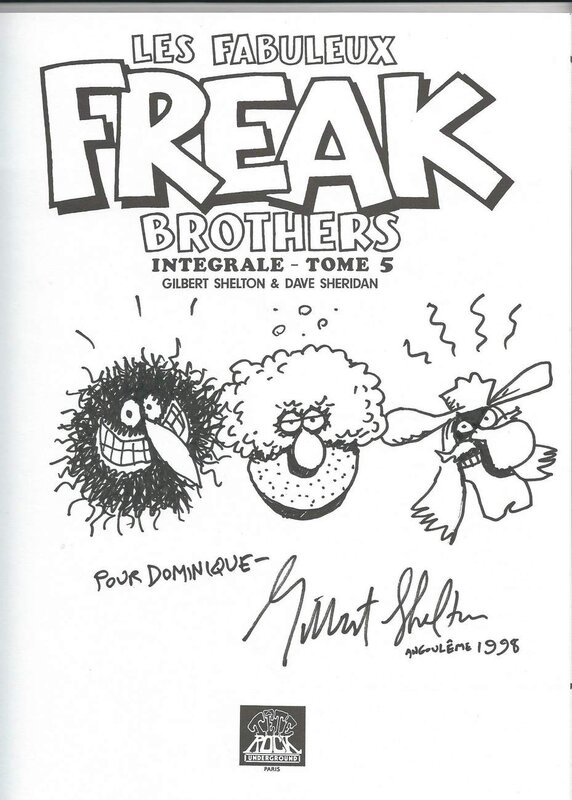 Gilbert Shelton, Les FABULEUX FREAK BROTHERS - Sketch