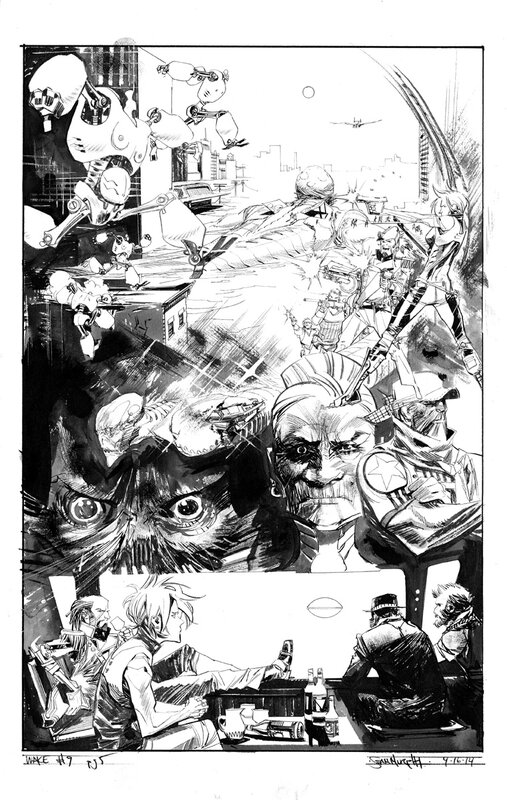 The Wake # 9 page 5 by Sean Murphy (2014) - Planche originale